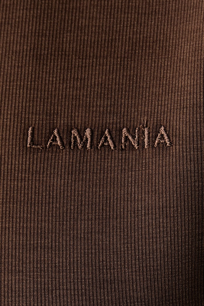 Bluza rozpinana z kapturem damska MANDIE La Mania brązowy MANDIE