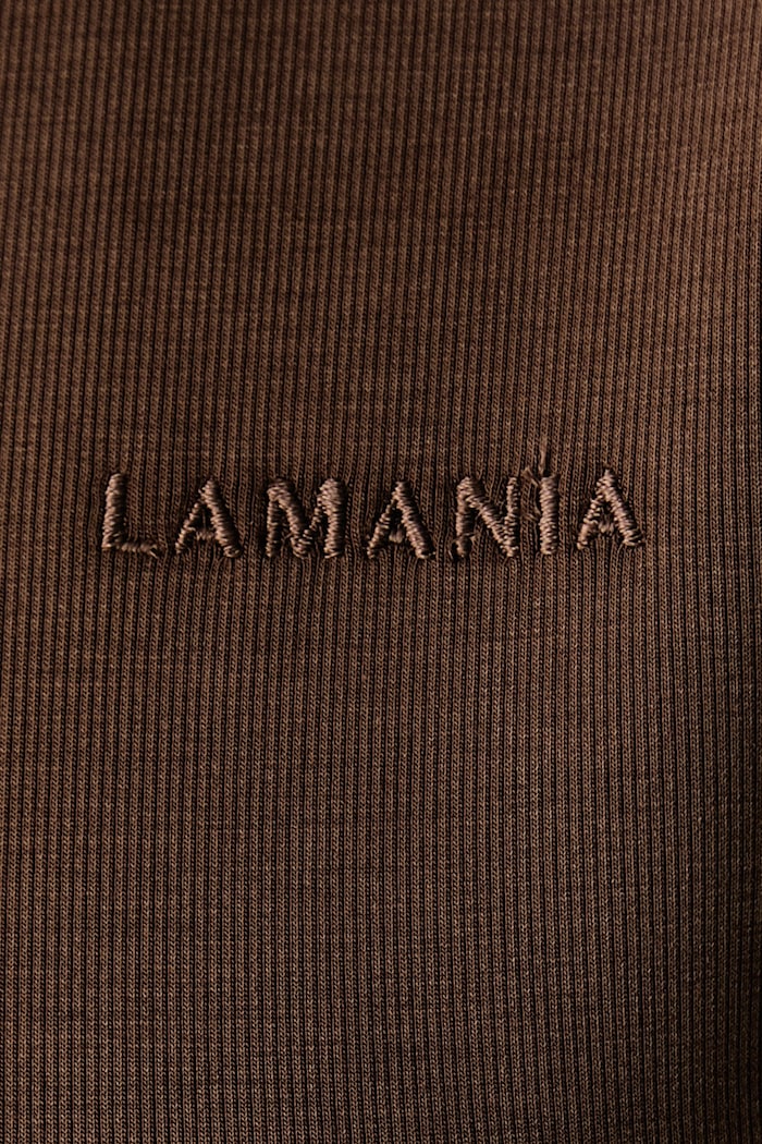 Bluza rozpinana z kapturem damska MANDIE La Mania brązowy MANDIE