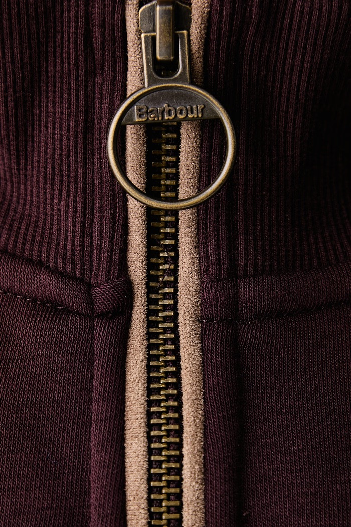 Bluza damska z bawełną Cynthia Barbour bordowy LOL0671