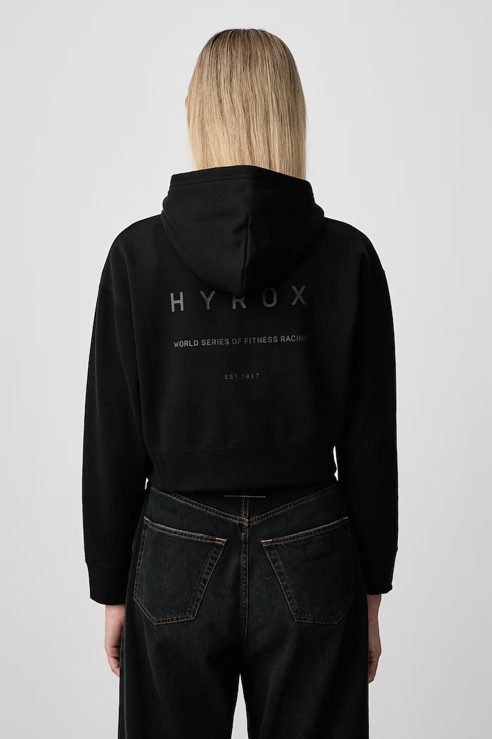 Îmbrăcăminte Puma Hanorac cu glugă pentru femei cu bumbac Hyrox 528790 negru