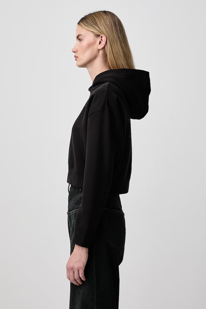 Hanorac cu glugă pentru femei cu bumbac Hyrox Puma 528790 negru