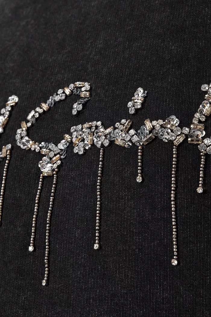 Bluza damska bawełniana CHAINS PIPPA AllSaints czarny W040JF