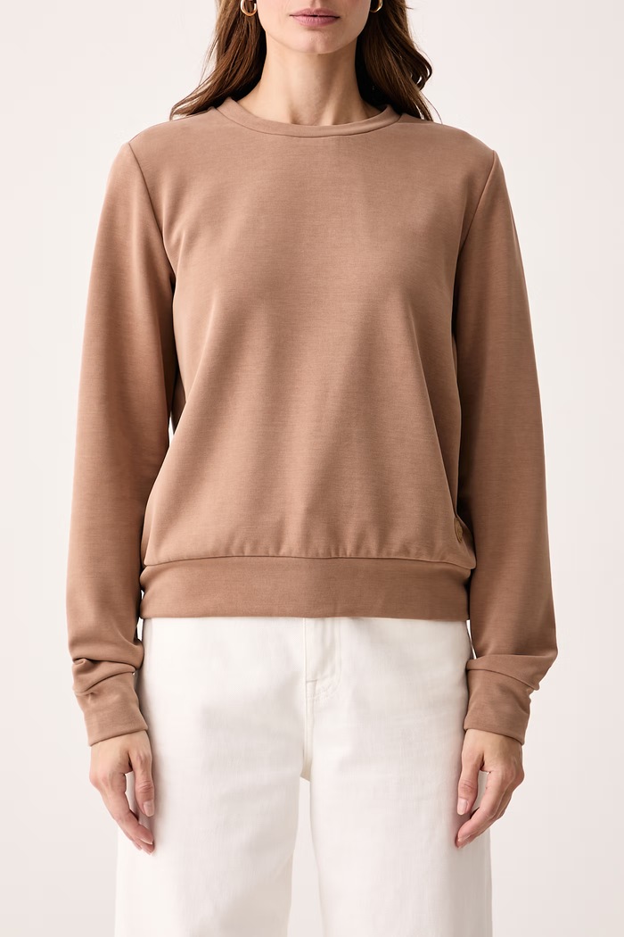 Bluza damska z modalem Colmar 92000000.3JK brązowy