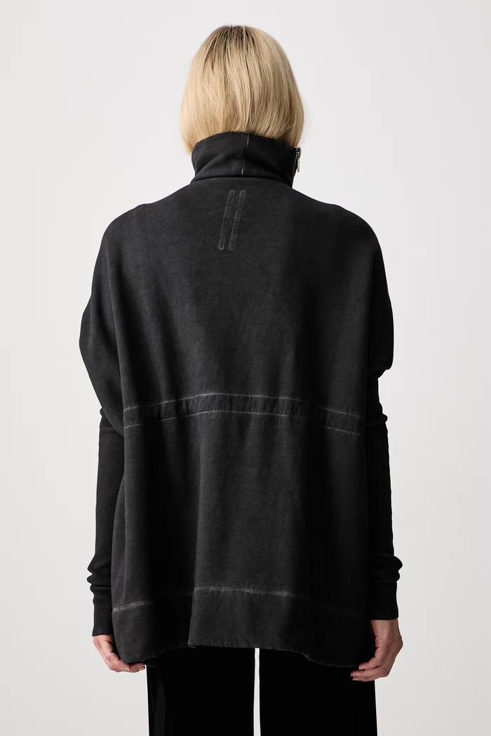 Ρούχα Rick Owens DRKSHDW Mountain μπλούζα oversize βαμβακερή Γυναικεία DS02F6210.FD μαύρο