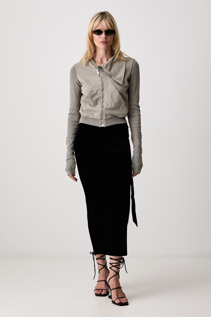 Rick Owens DRKSHDW Mountain μπλούζα με κουμπιά βαμβακερή Γυναικεία DS02F6239.RIG μπεζ AW26