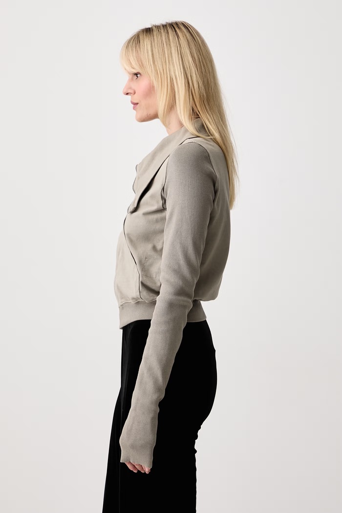 Mountain μπλούζα με κουμπιά βαμβακερή Γυναικεία Rick Owens DRKSHDW DS02F6239.RIG μπεζ