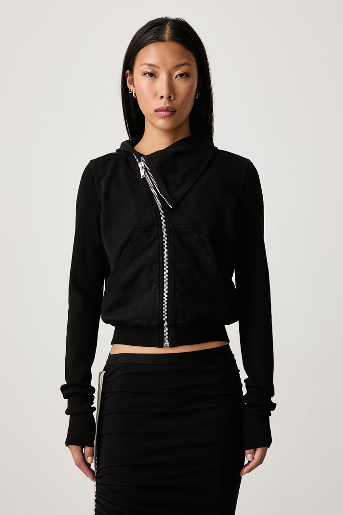 Rick Owens DRKSHDW Mountain μπλούζα με κουμπιά βαμβακερή Γυναικεία μαύρο DS02F6239.RIG