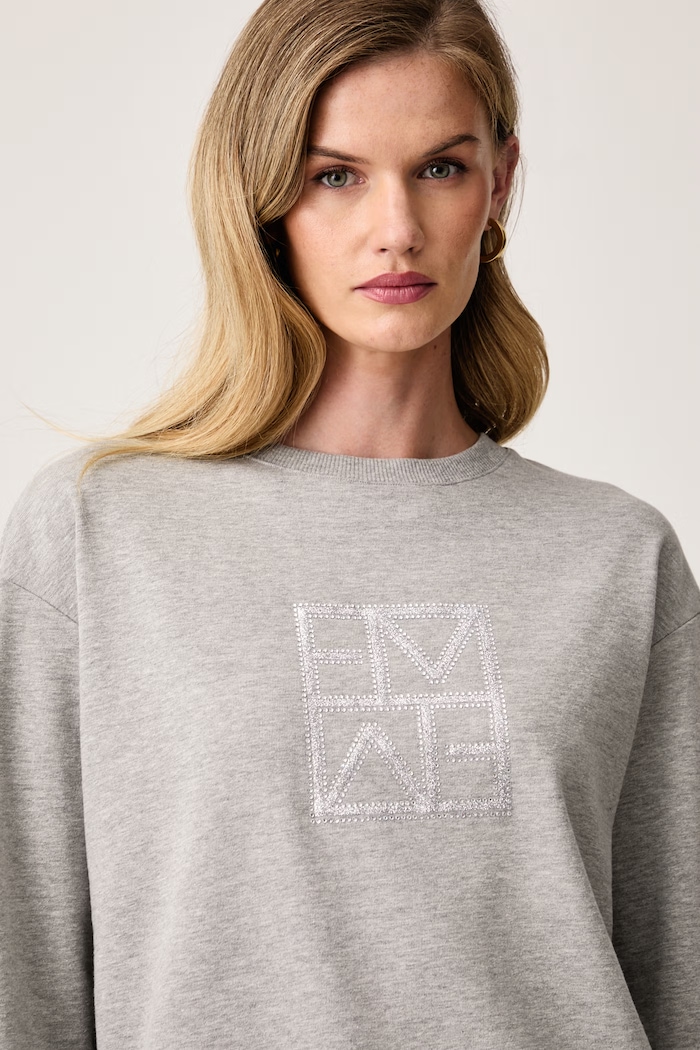 Melegítőfelső női pamuttal Emme by Marella Marella 2625926011200 szürke