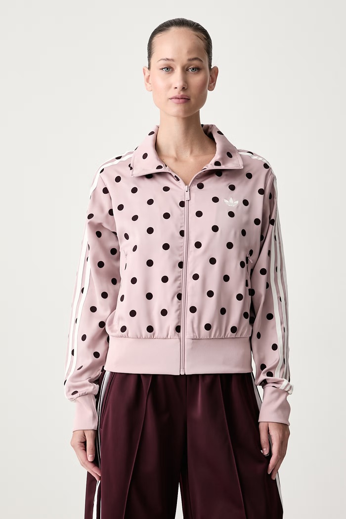 adidas Originals Bluza rozpinana damska Satin Polka Dots różowy LI2851