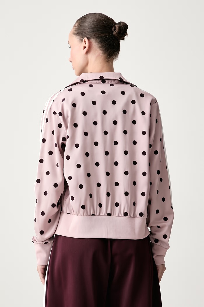 Odzież adidas Originals Bluza rozpinana damska Satin Polka Dots LI2851 różowy