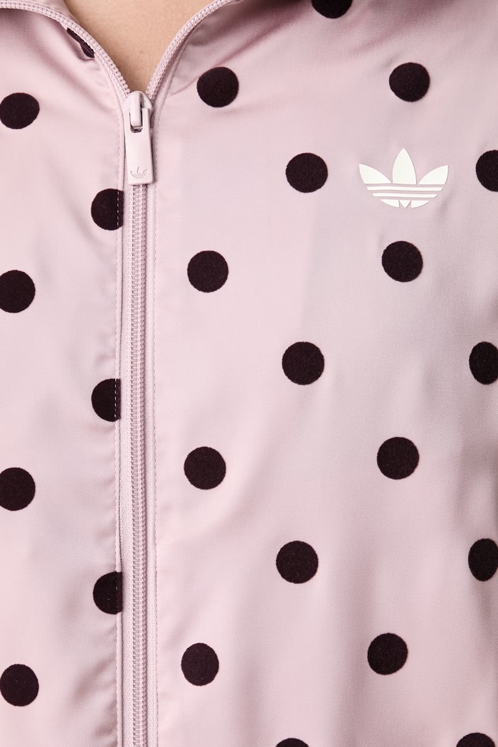 Bluza rozpinana damska Satin Polka Dots adidas Originals różowy LI2851