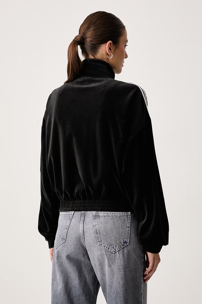 Odzież adidas Originals Bluza rozpinana damska z bawełną LG4297 czarny