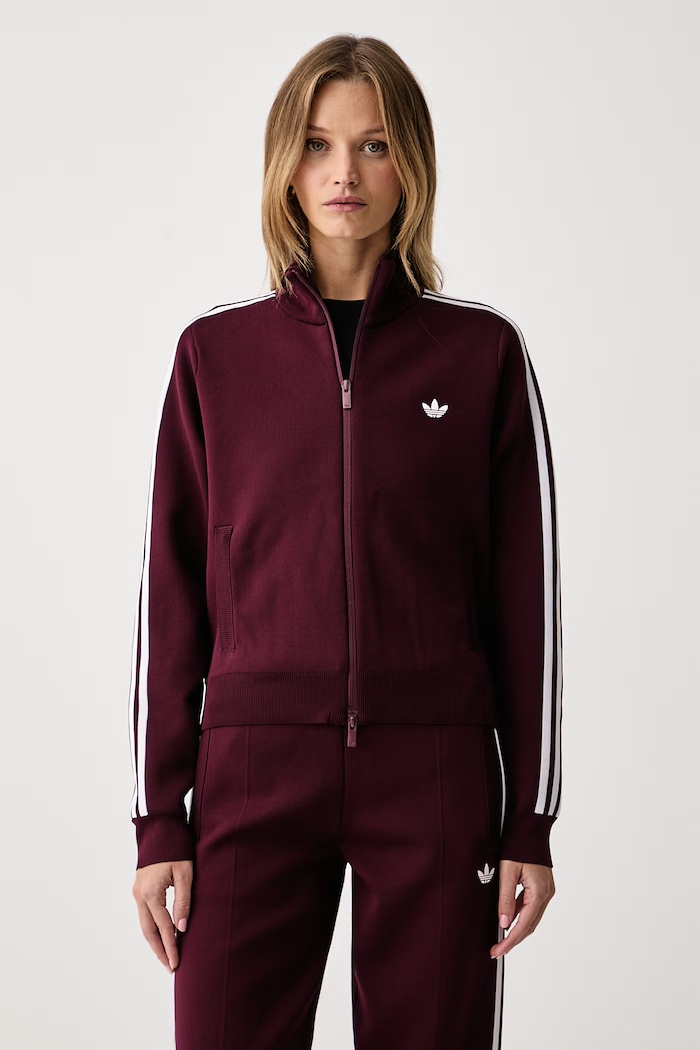 adidas Originals Dukserica na zakopčavanje za žene Adilenium Season 6 Knit bordo LH1940