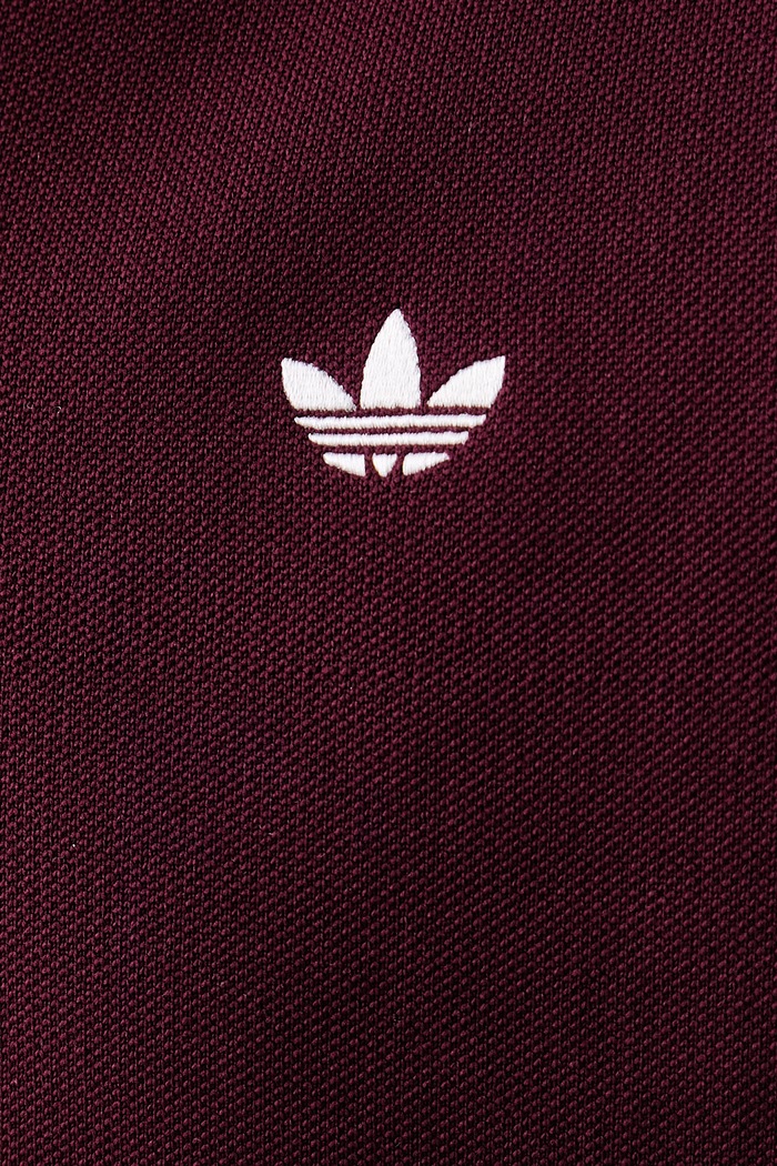 Dukserica na zakopčavanje za žene Adilenium Season 6 Knit adidas Originals bordo LH1940