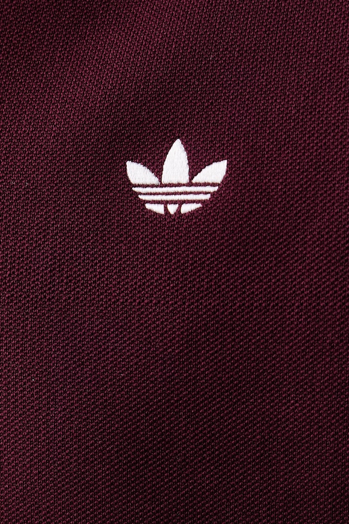 Dukserica na zakopčavanje za žene Adilenium Season 6 Knit adidas Originals bordo LH1940