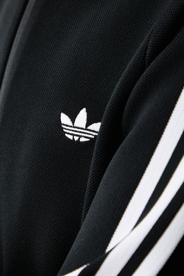 Dukserica na zakopčavanje za žene Adilenium Season 6 Knit adidas Originals crna LH1939