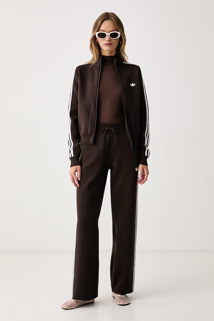 adidas Originals Dukserica na zakopčavanje za žene Adilenium Season 6 Knit LH1938 smeđa AW26