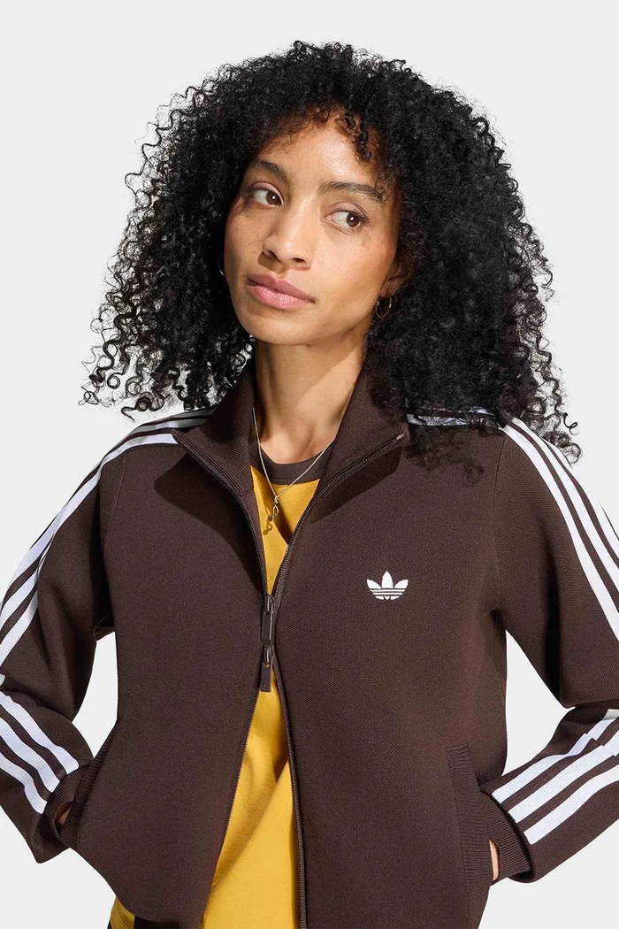 Bluza rozpinana damska Adilenium Season 6 Knit adidas Originals LH1938 brązowy