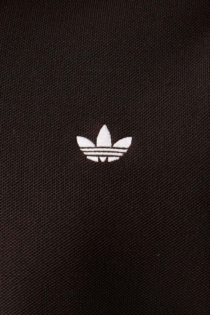 Dukserica na zakopčavanje za žene Adilenium Season 6 Knit adidas Originals smeđa LH1938