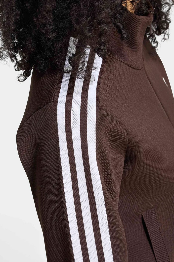 Bluza rozpinana damska Adilenium Season 6 Knit adidas Originals brązowy LH1938