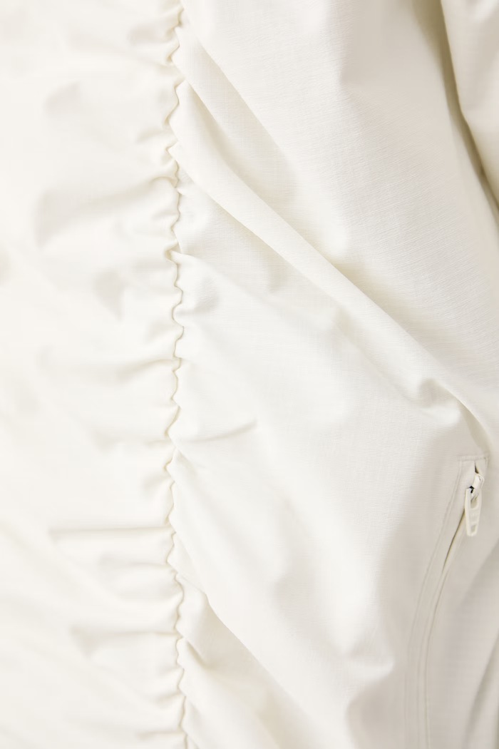 Felpa con cerniera da donna Adilenium Season 6 Ruffled adidas Originals beige LH1934