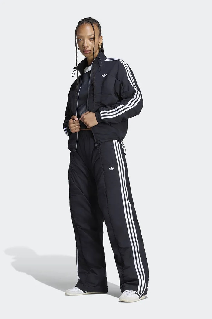 Odzież adidas Originals Bluza rozpinana damska Adilenium Season 6 Ruffled LH1932 czarny