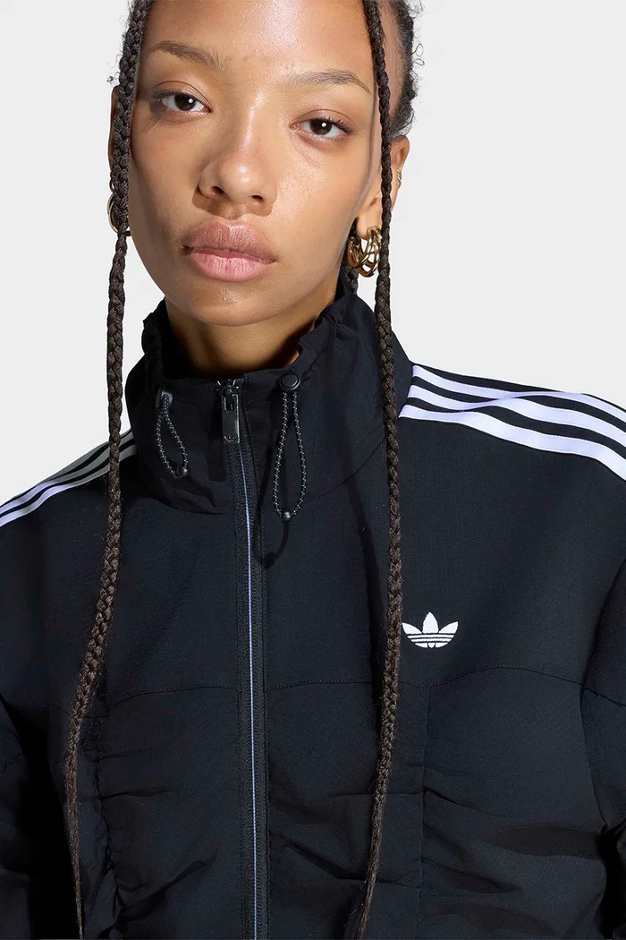 Bluza rozpinana damska Adilenium Season 6 Ruffled adidas Originals LH1932 czarny