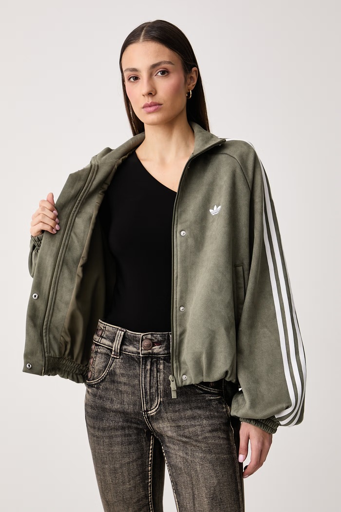 adidas Originals Bluza rozpinana damska z imitacji zamszu Adilenium Season 6 Faux Suede LH1923