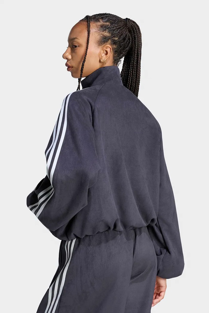 adidas Originals Bluza rozpinana damska Adilenium Season 6 Faux Suede LH1919 czarny AW26