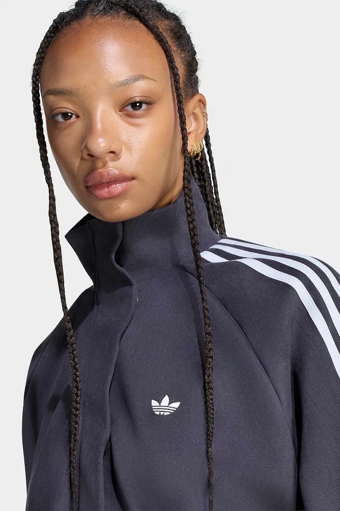 Bluza rozpinana damska Adilenium Season 6 Faux Suede adidas Originals LH1919 czarny