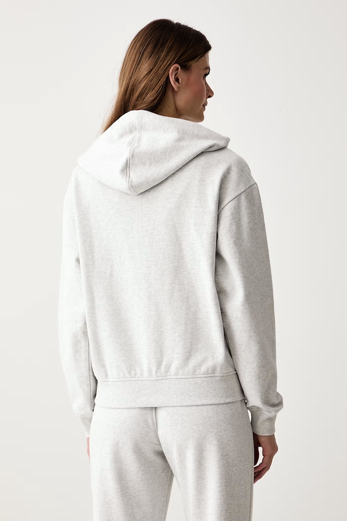 Oblečenie Tommy Hilfiger Mikina na zips dámska bavlnená UW0UW06621 sivá