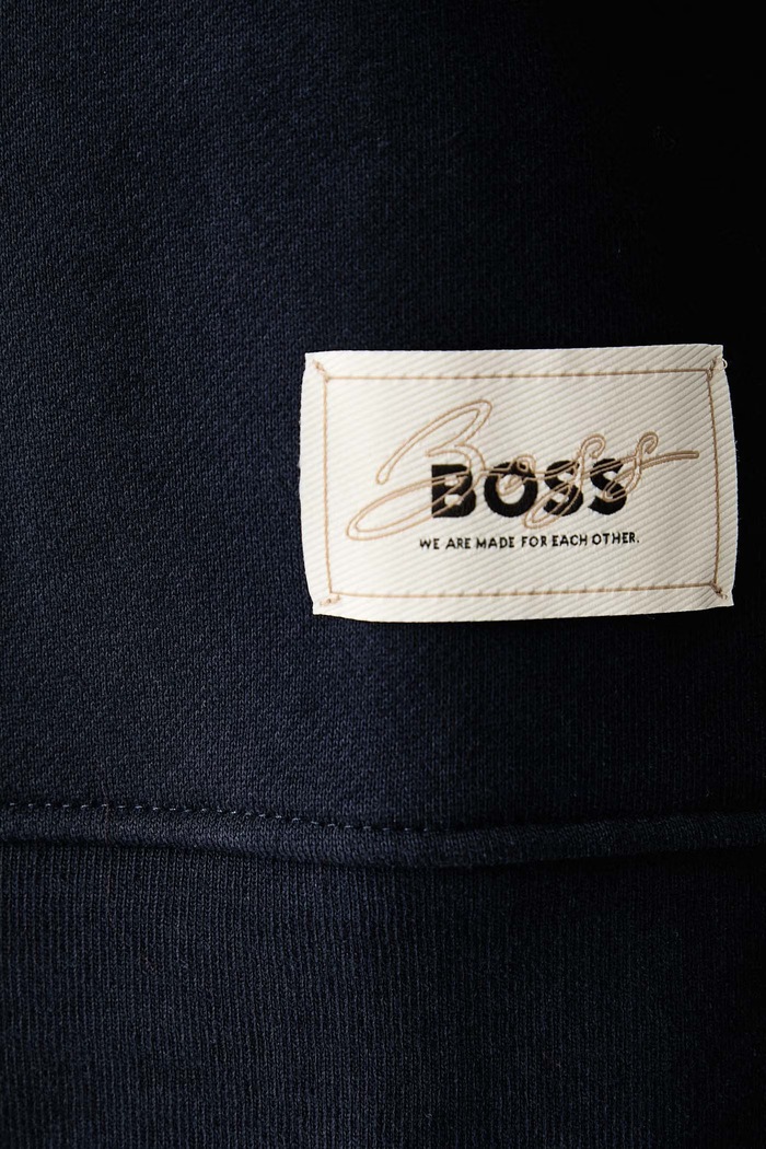 Суичър дамски от памук C_Every BOSS Orange тъмносин 50568988