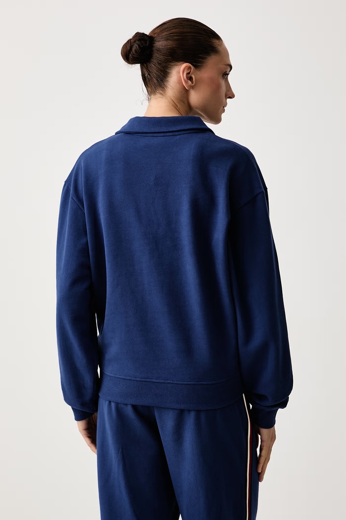 Odzież Tommy Hilfiger Bluza lounge damska bawełniana UW0UW06629 niebieski
