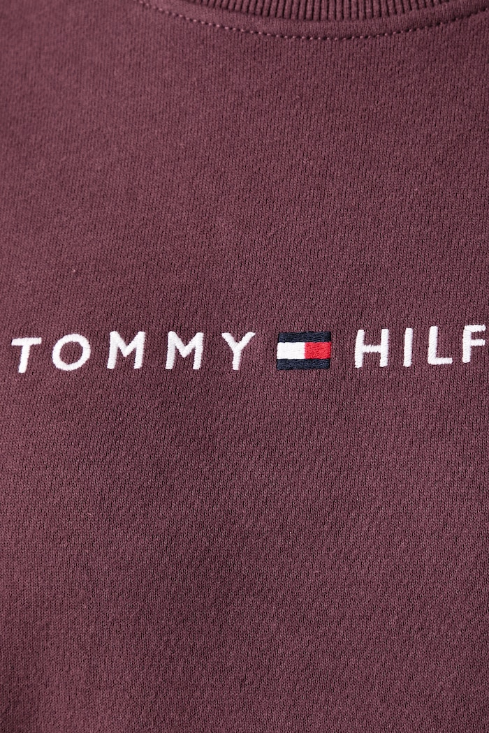 Bluza damska bawełniana Tommy Hilfiger bordowy UW0UW06619