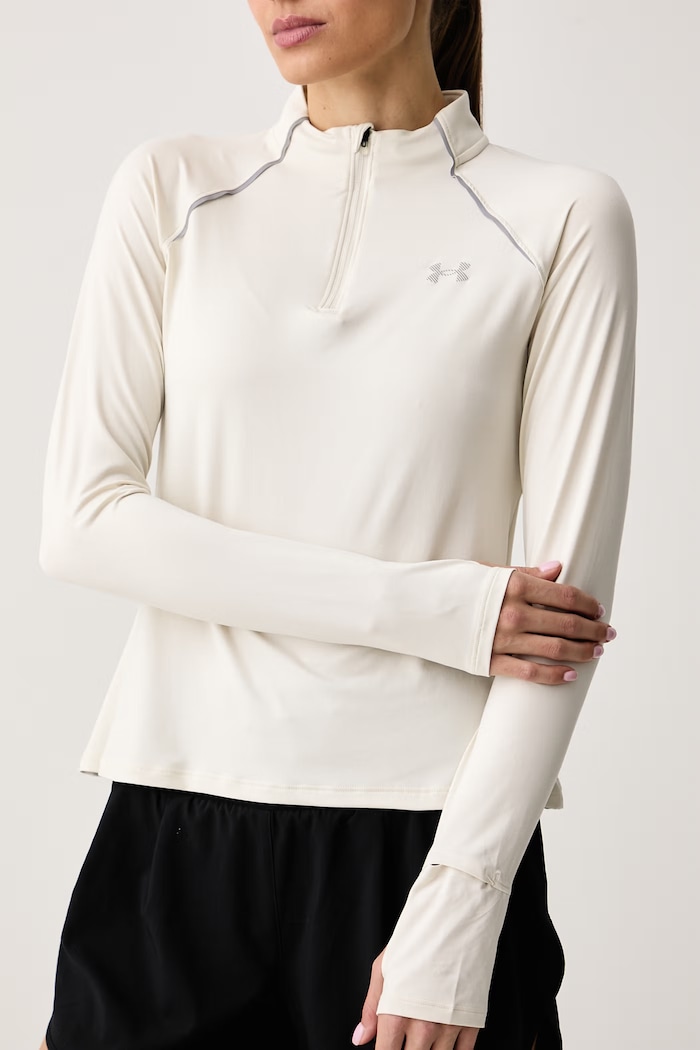 Bluza treningowa damska Velociti Under Armour 6013913 beżowy