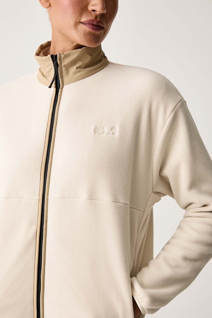 Bluza polarowa damska SUMETRO Jack Wolfskin A65943 beżowy