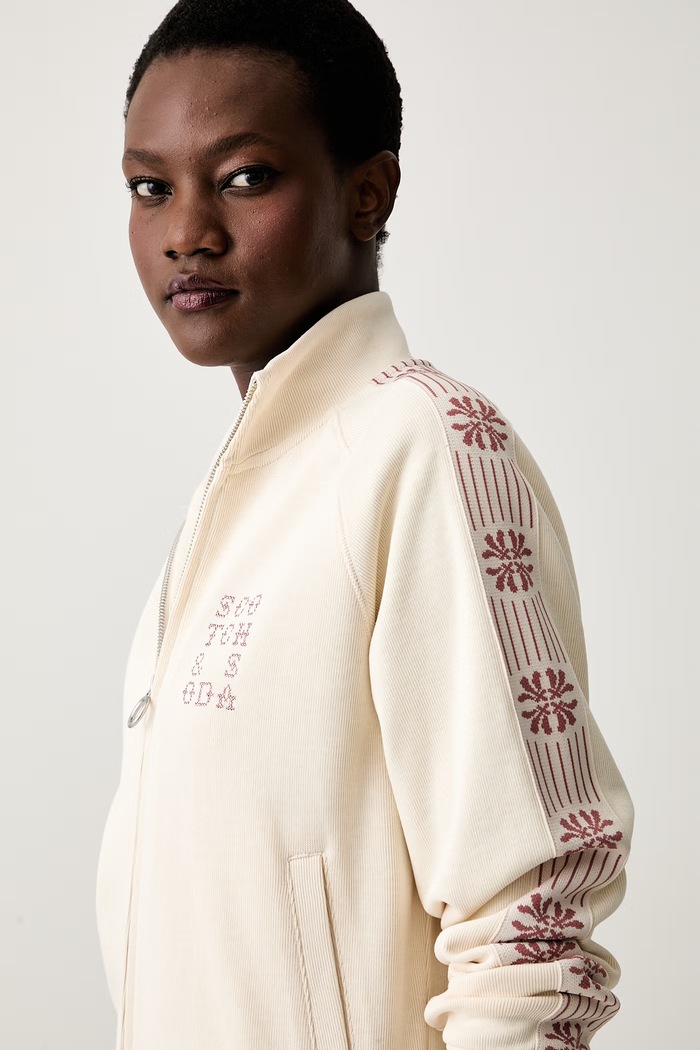 Scotch & Soda bluza rozpinana damska z bawełną beżowy U9E01534T