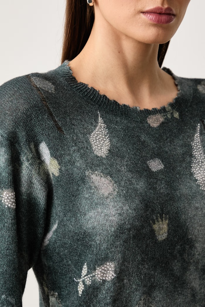Sweter damski kaszmirowy Miss Sixty 6M3RJ03400 szary
