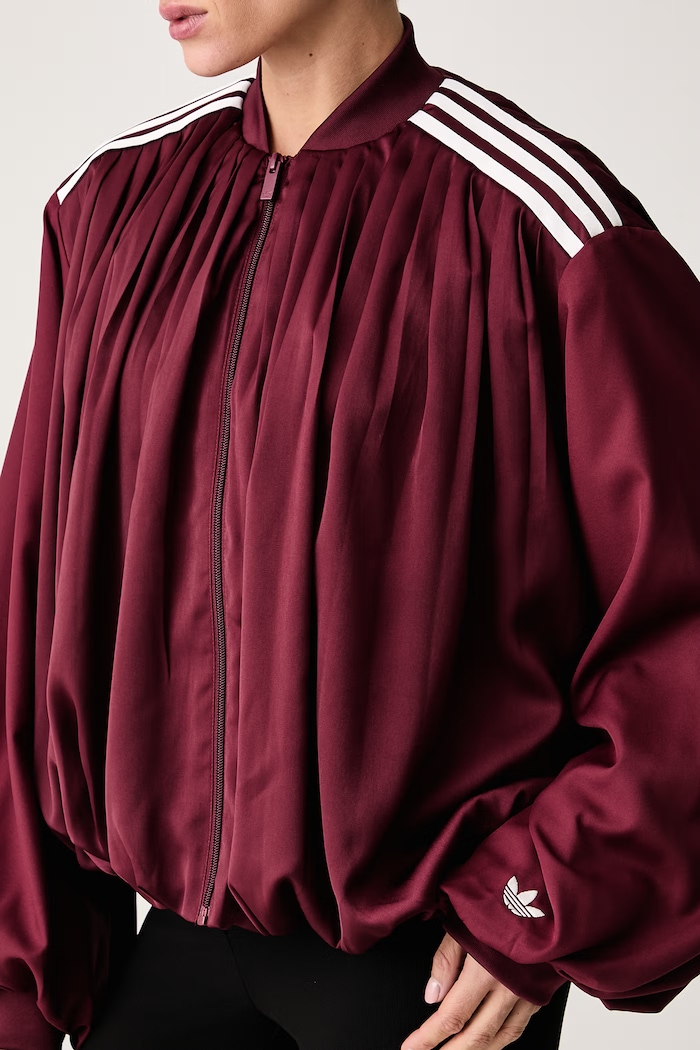 Bomberka damska Advanced Archive adidas Originals LG4080 bordowy