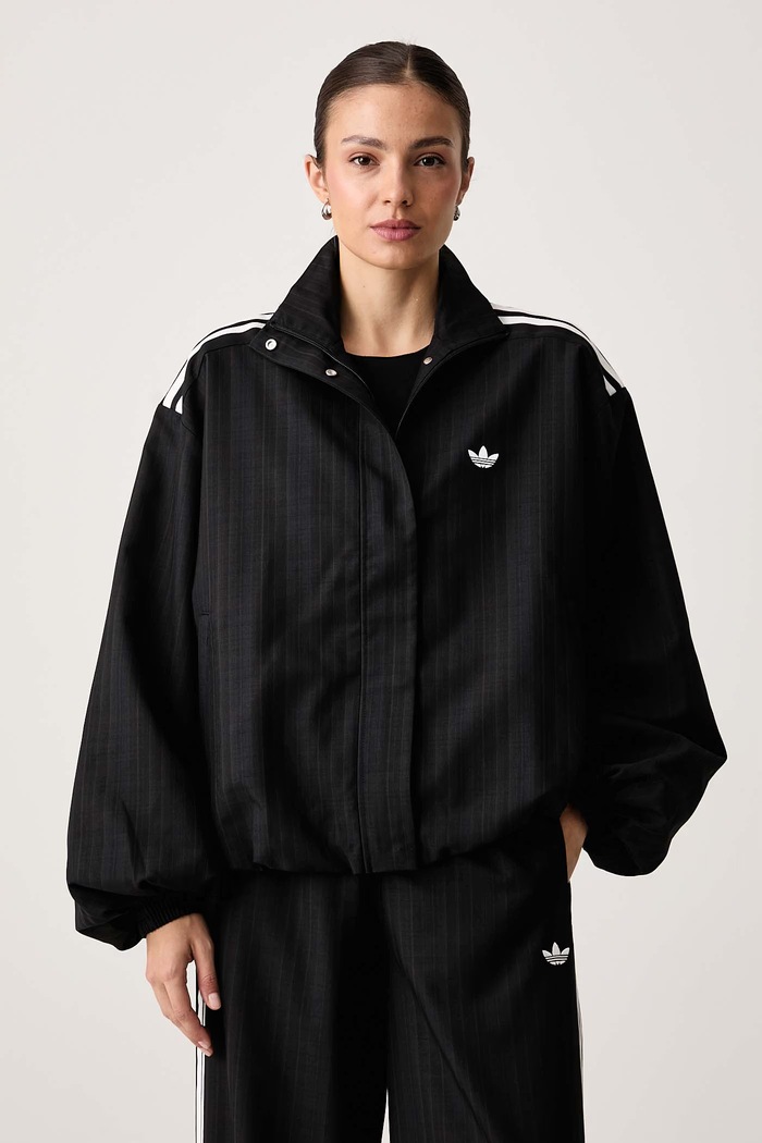 adidas Originals Hanorac cu fermoar pentru femei Advanced Archive negru LG4076