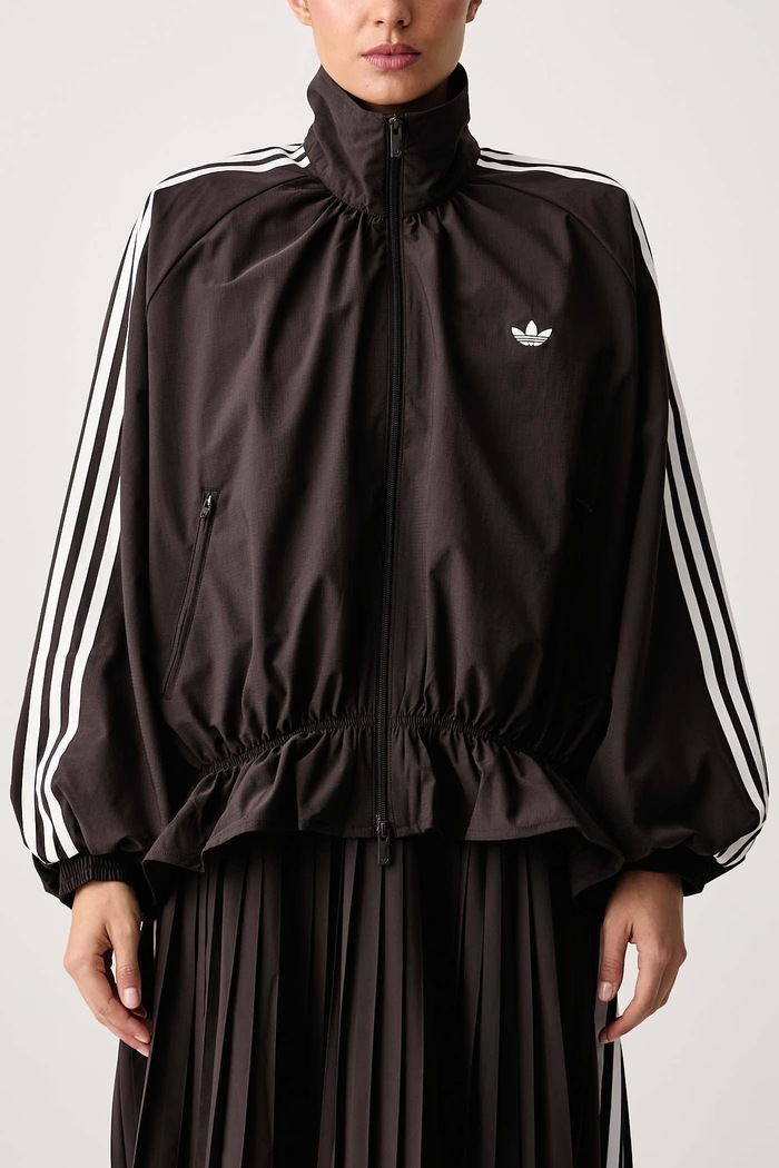 Hanorac cu fermoar pentru femei Advanced Archive adidas Originals LG3960 maro