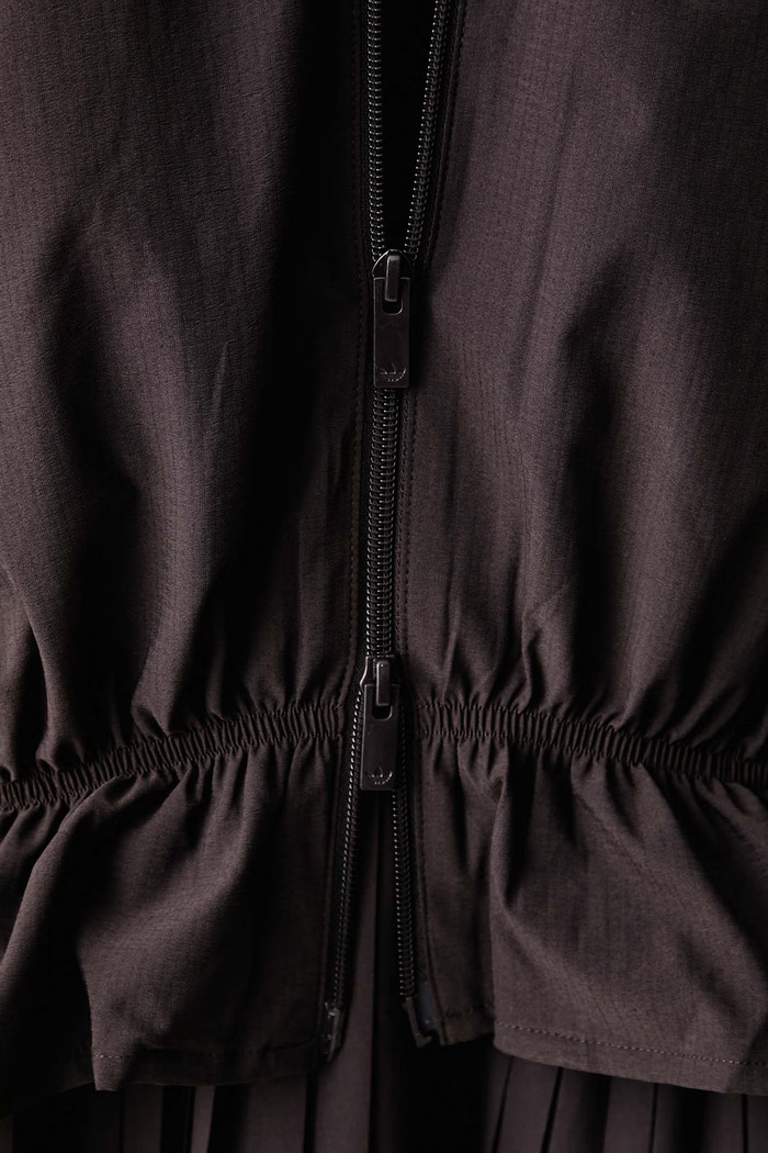 Hanorac cu fermoar pentru femei Advanced Archive adidas Originals maro LG3960