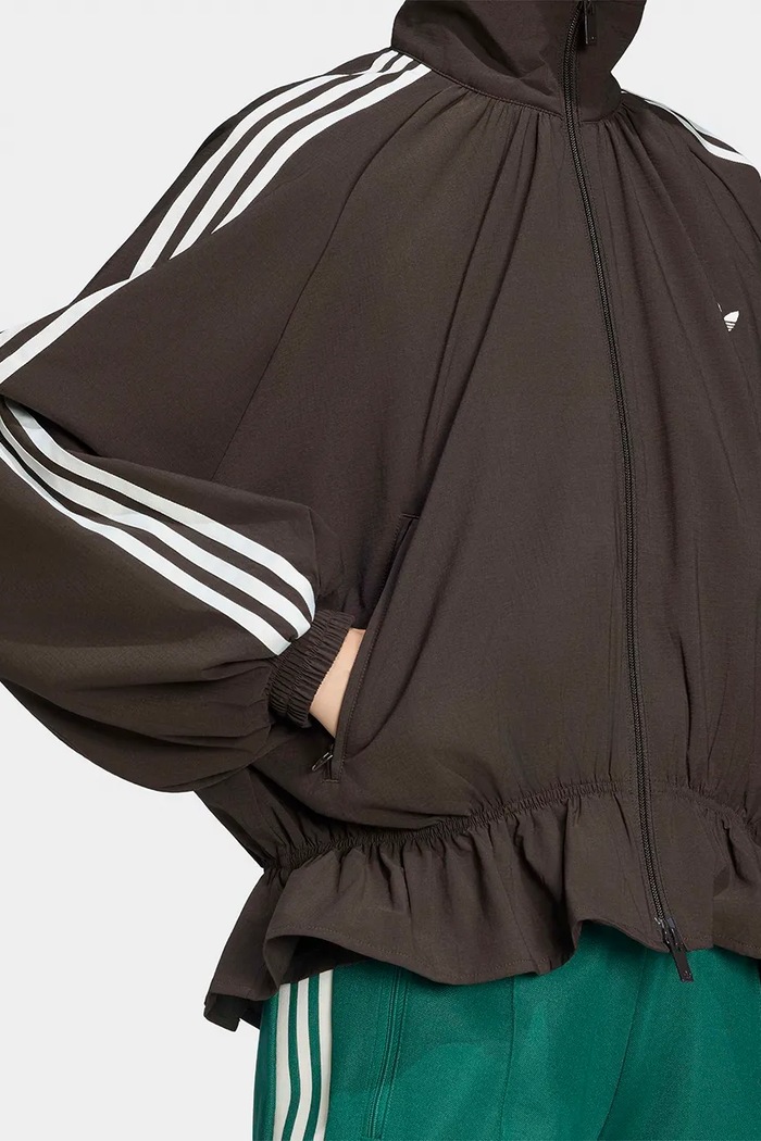 Bluza rozpinana damska Advanced Archive adidas Originals brązowy LG3960