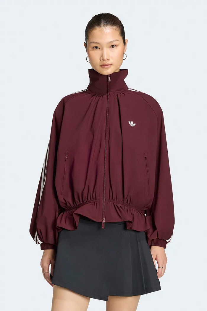 adidas Originals Bluza rozpinana damska Advanced Archive bordowy LG3959