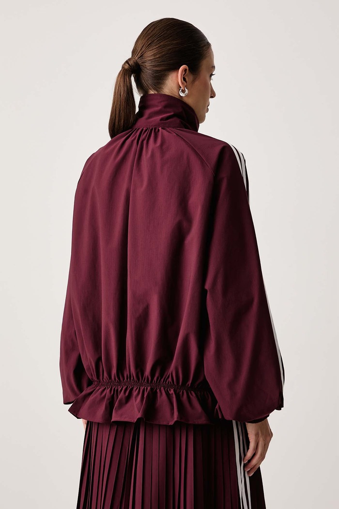 Odjeća adidas Originals Dukserica na zakopčavanje za žene Advanced Archive LG3959 bordo