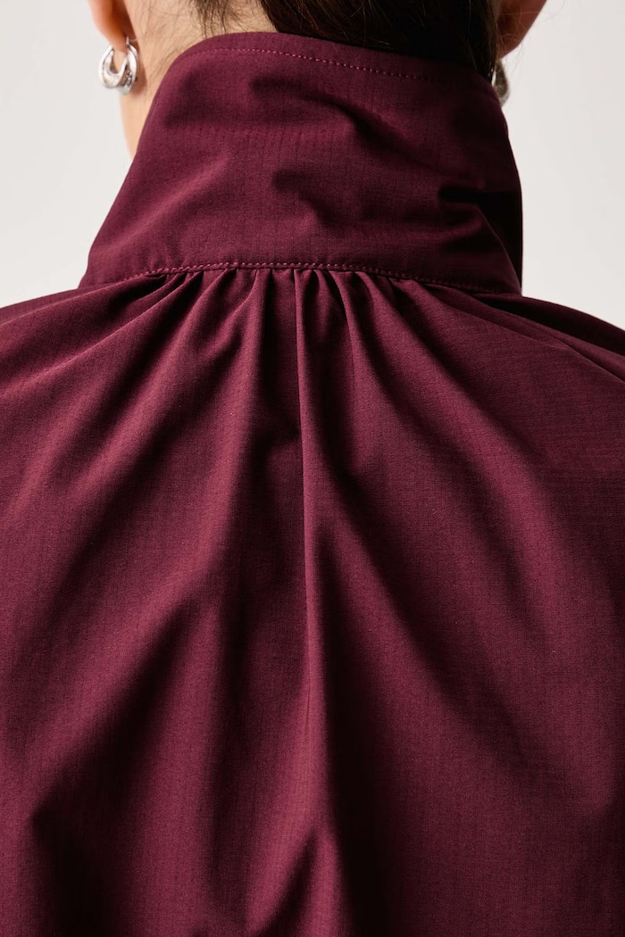 Dukserica na zakopčavanje za žene Advanced Archive adidas Originals bordo LG3959