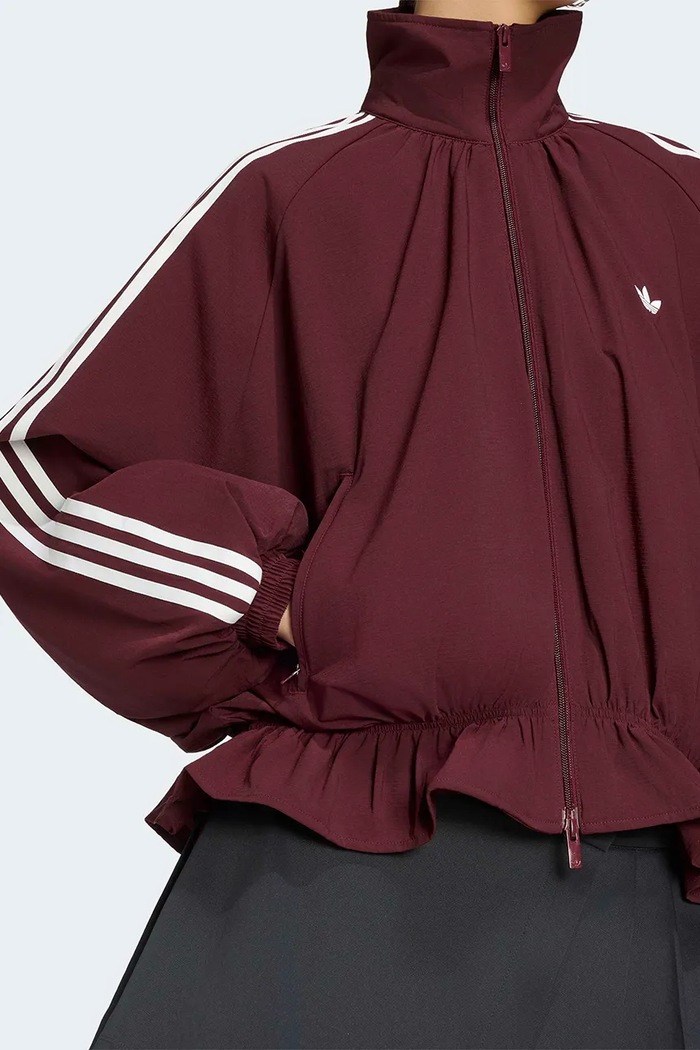 Bluza rozpinana damska Advanced Archive adidas Originals bordowy LG3959