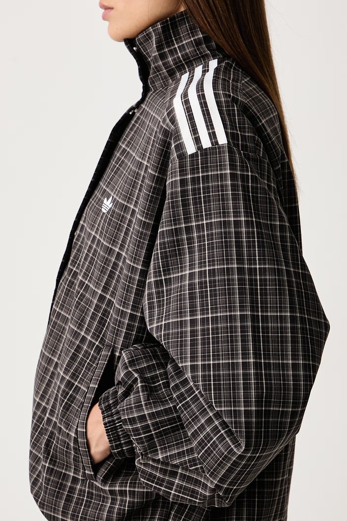 Bluza rozpinana damska z wiskozą Advanced Archive adidas Originals LG3953 brązowy