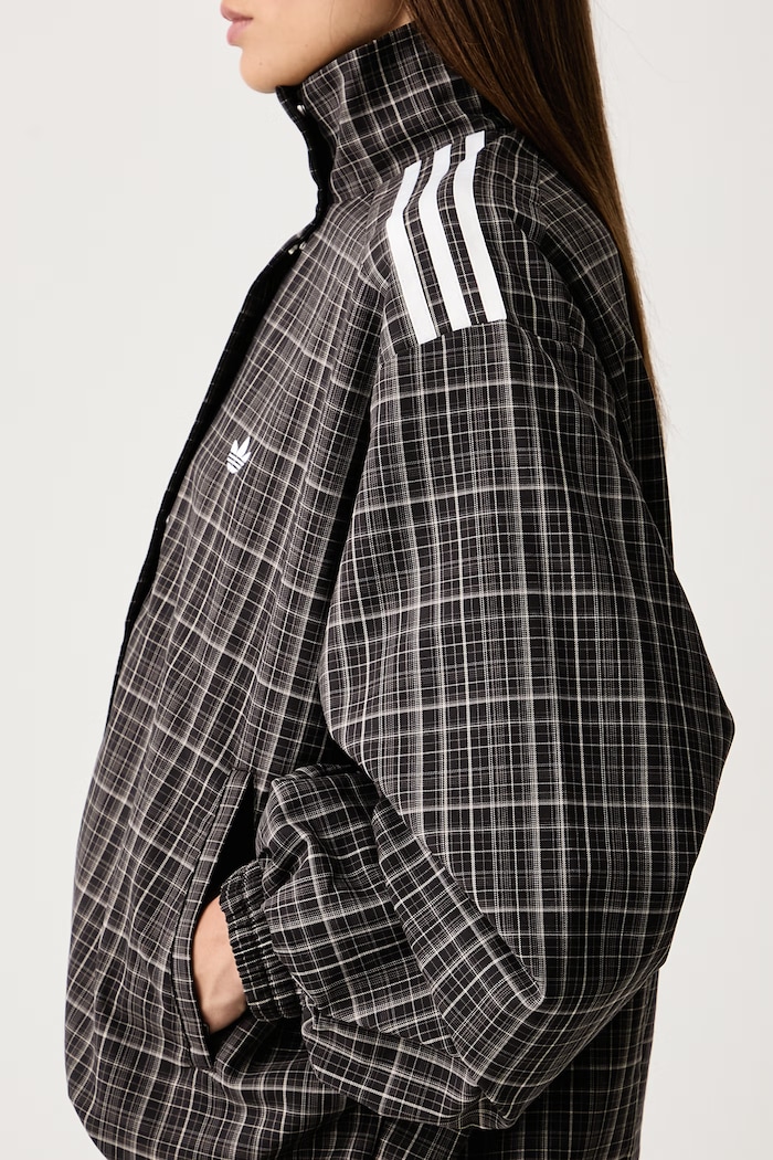 Bluza rozpinana damska z wiskozą Advanced Archive adidas Originals LG3953 brązowy
