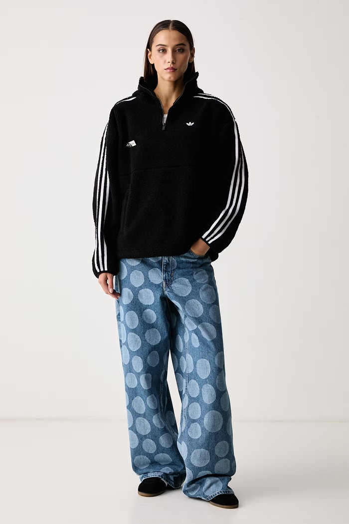 adidas Originals Bluza z kapturem damska Adiluna Season 2 x Jennie LD8926 czarny AW26